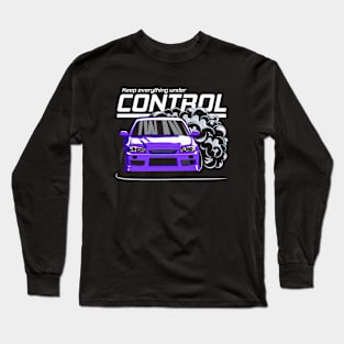 Keep everything under control (purple) Long Sleeve T-Shirt